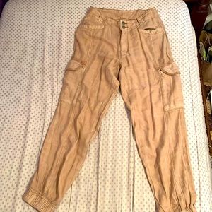 Light brown American Eagle jeans/cargo pants.